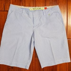 Old Navy Prep Blue & White Stripe  Shorts Size 12